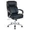 Global Industrial 24 Hour Chair With High Back & Fixed Arms, Bonded Leather, Black 695615-AM - alternate 3